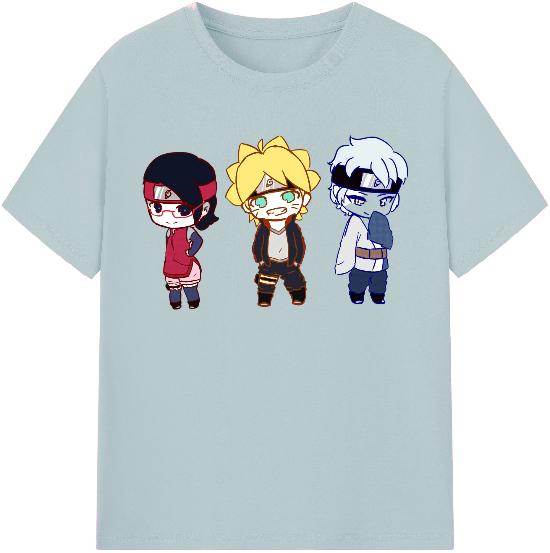 （画像用） NARUTO -ナルト- うずまき ボルト Uzumaki Boruto 綿100％半袖Tシャツ（フロントプリント）